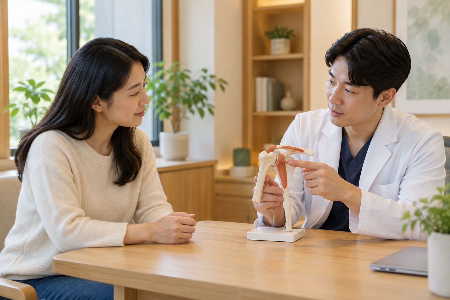 진주 어깨통증 한의원 — 어깨 상담에 관한 AI 설명용 이미지